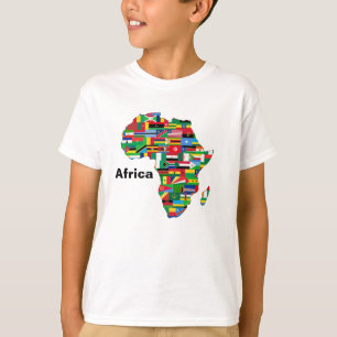Kids Afrika Karta T Shirt