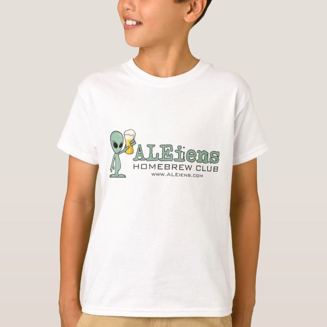 Kids ALEiens Ringer T-Shirt (Framsida)