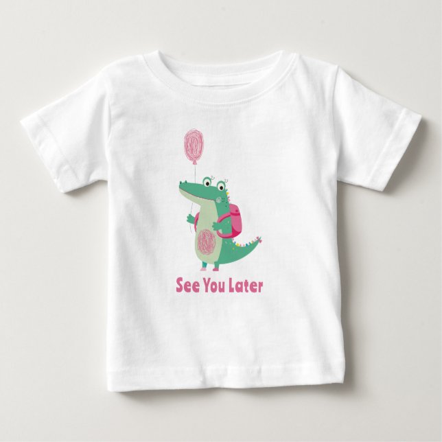 Kids Alligator T-Shirt (Framsida)