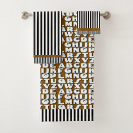 Kids Alphabet Black Brown Rand