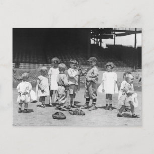 Kids and Baseball, tidigt 1900-talet Vykort