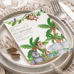 Kids Animal Safari Födelsedagsfest inbjudan<br><div class="desc">Sötdjurssafari,  barn födelsedagsfest inbjudan,  med ett inslag av djungelsafari,  med handflatan träd,  tropiska blommor,  sköldpadda,  apa,  rino,  giraffe och papegoja. Inbjudan innehåller en enkel anpassning av födelsedagsfest inbjudan-mallen. Du kan ändra teckensnittet stilar,  storlekar och färg genom att klicka på den anpassade länken efter anpassning.</div>