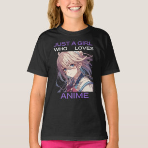 Kids Anime Girl Graphic T-Shirt