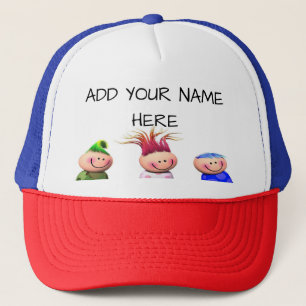KIDS ANPASSNINGSBAR BASEBALL CAP TRUCKERKEPS