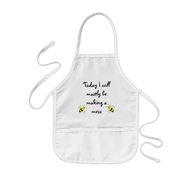 Kids Apron/Citat Barnförkläde (Framsidan)