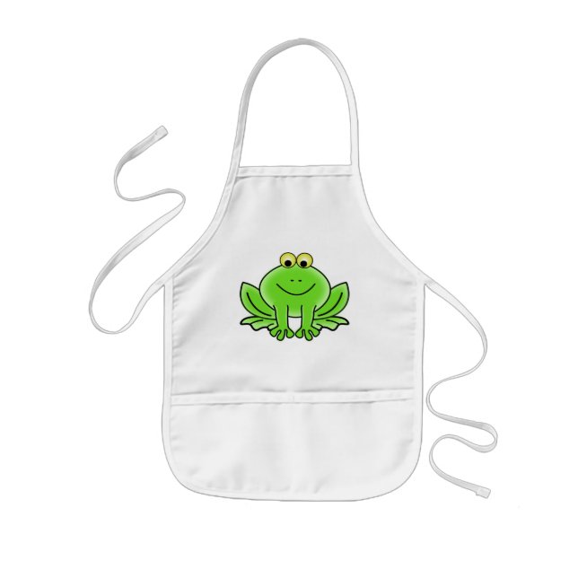 Kids Apron/Frog Barnförkläde (Framsidan)