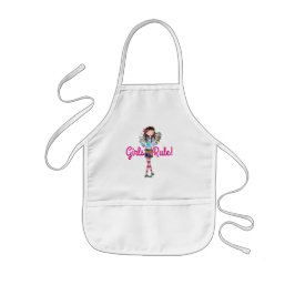 Kids Apron/Girls Rule Barnförkläde