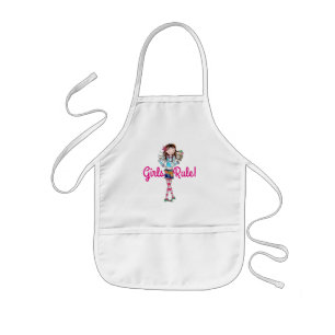 Kids Apron/Girls Rule Barnförkläde
