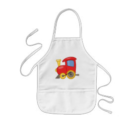 Kids Apron/Toy Train Barnförkläde