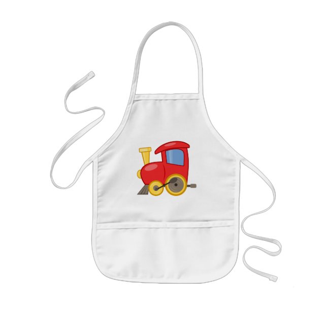 Kids Apron/Toy Train Barnförkläde (Framsidan)
