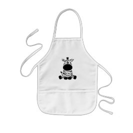 Kids Apron/Zebra Barnförkläde