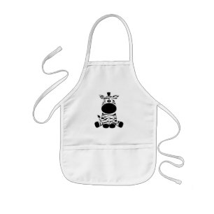 Kids Apron/Zebra Barnförkläde