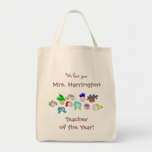 Kids Art, Personligen "Årslärare" Bag Tygkasse