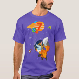 Kids Astronaut 7:e Birthday of astronaut costume T Shirt