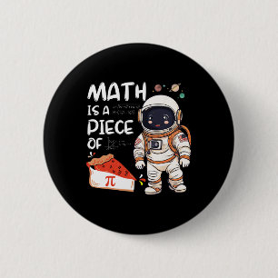 Kids Astronaut Science Nerd Pi Math är ett Biet av Knapp