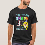 Kids Baby Shark 3 ÅRS Ålder 3RD Birthday Doo T Shirt<br><div class="desc">Kids Baby Shark 3 år gammal 3:e födelsedagstiddoo doo</div>