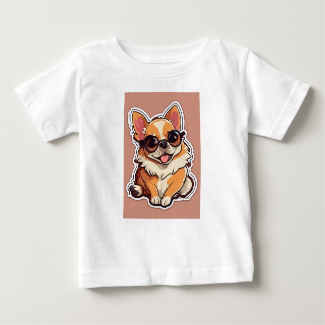 KIDS,BABY-TSHIRT,BABY-STIL,BUNNY-DESIGN-TRASA T SHIRT (Framsida)
