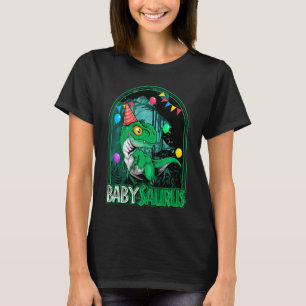 Kids Babysaurus Trex Dinosaur Boy Matching Bi T Shirt