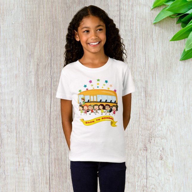 Kids Back to school Girls T-Shirt (Skapare uppladdad)