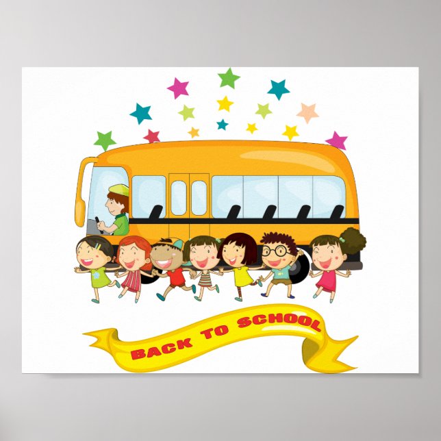 Kids Back to school Poster (Framsidan)