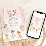 Kids Ballet Watercolor | Inbjudan till födelsedag<br><div class="desc">Tittar du att vara värd för en magisk födelsedagskalender för din lilla flicka? Titta inte längre! Våra ballerina tematiska inbjudningar är perfekten till hennes speciella dag. Med en snyggt mall och charmerande vattenfärgsfärgad bilder av små ballerinas som vrider på scenen, kommer dessa inbjudningar säkert att sätta stämningen för en party...</div>