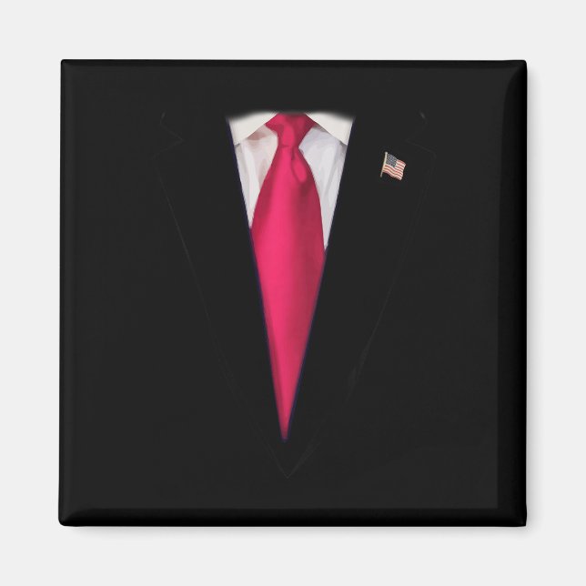Kids Barn Trump Halloween Costume Magnet (Framsidan)