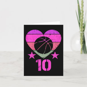 Kids Basketball Birthday 10 Year Old Boy Girl Tält Kort