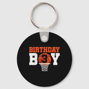 Kids Basketball-spelare 3 års Old Boy Basketball Nyckelring