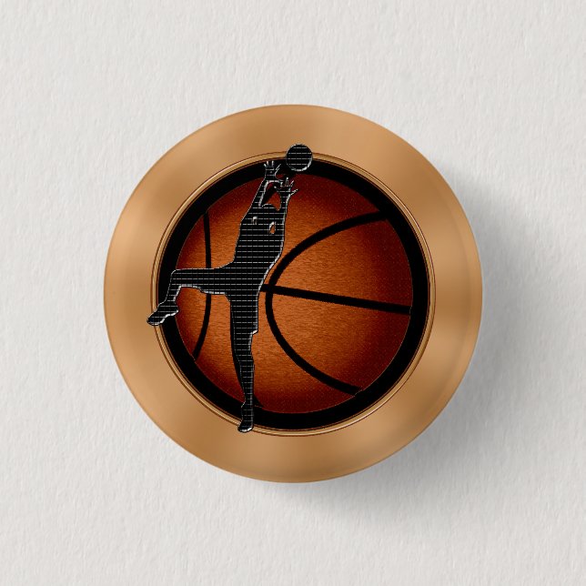 Kids Basketball Stift, Basketball Party favors Knapp (Framsida)