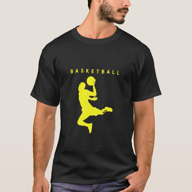 Kids Basketball Team Player Basketball för flicka  T Shirt (Framsida)