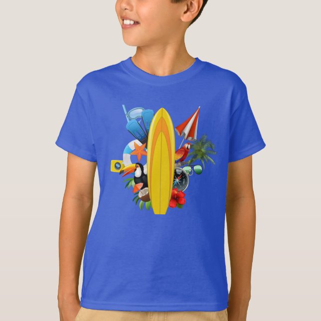 Kids Beachcomber T Shirt (Framsida)