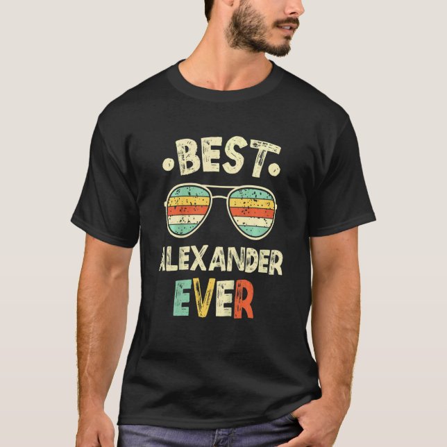 Kids Best Alexander Ever T Shirt (Framsida)