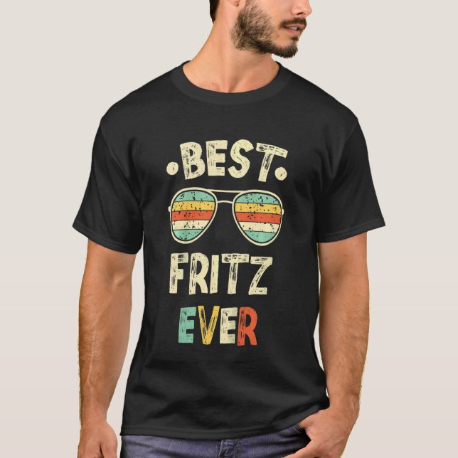 Kids Best Fritz nånsin T Shirt (Framsida)