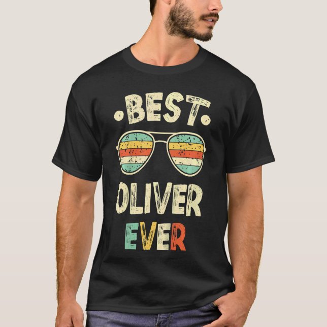 Kids Best Oliver nånsin T Shirt (Framsida)