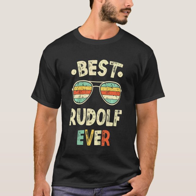 Kids Best Rudolf Ever T Shirt (Framsida)