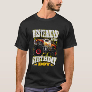 Kids Bestvän av födelsedagstorgsmonster Lastbil T Shirt