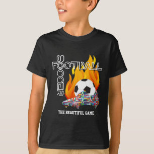 Kids Bevackra Game World FOOTBALL SOCCER T Shirt