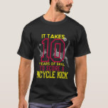 Kids Bicycle Kick Goal Soccer Player 10th Birthday T Shirt<br><div class="desc">En fin fotbollsspelarfödelsedagspresent till en flicka eller pojke som blir tio år gammal. För att uppnå målet att sparka en cykel krävs skicklighet och fläkt kommer att bli beundrare.vid vilket fotbollsspel som helst. "Det tar tio år av skicklighet att boka en bikyklick" är perfekten Tionde födelsedag för fotbollsspelare och fläkt...</div>