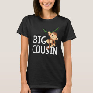 Kids Big Best Cousin, någonsin apa Animal World's  T Shirt