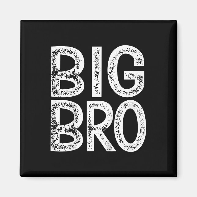 Kids Big Bro Brother presenterar födelsedagsjulhel Magnet (Framsidan)