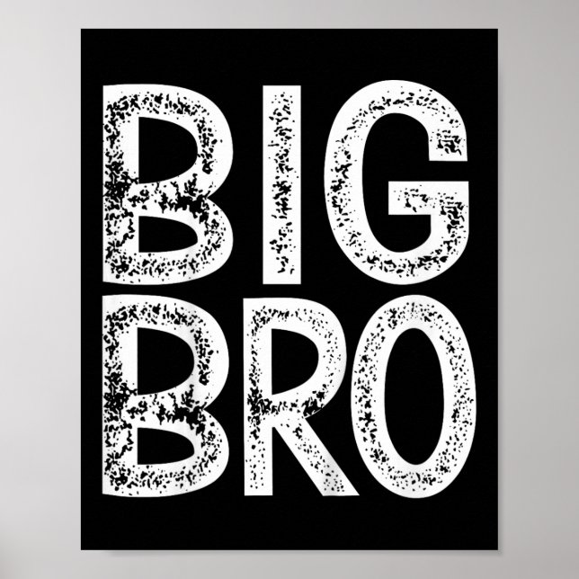 Kids Big Bro Brother presenterar födelsedagsjulhel Poster (Framsidan)
