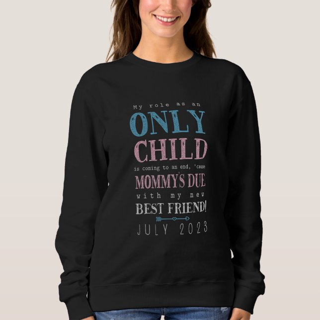 Kids Big Bro Sis Tee Kids Only Child Expiring July (Framsida)