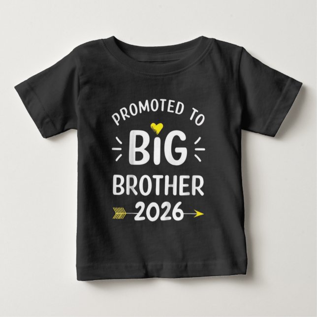 Kids Big Brother 2026 Promoted To Big Brother 2026 T Shirt (Framsida)