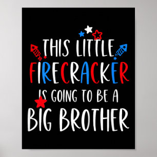 Kids Big Brother 4:e juli Småbarn Boy Independe Poster