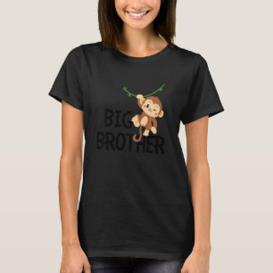Kids Big Brother Monkey Animal Best Bro All World T Shirt