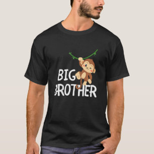 Kids Big Brother Monkey Animal Best Bro All World T Shirt