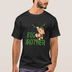 Kids Big Brother Monkey Animal Best Bro All World T Shirt