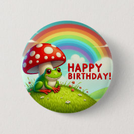 Kid's birthday badge knapp