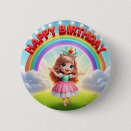 Kid's birthday badge knapp