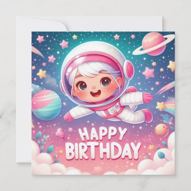 Kid's Birthday Card  Kort (Framsida)